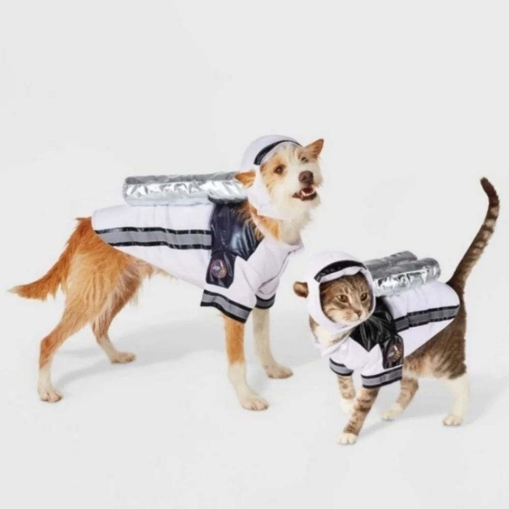 NWT Hyde & Eek Astronaut Pet Costume Vest & Headpiece Size Small S Dog Cat New